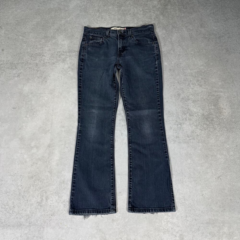 2000's Levi's 515 Boot Cut Jeans Black Mid Rise Stretch Womens - Size: 6S